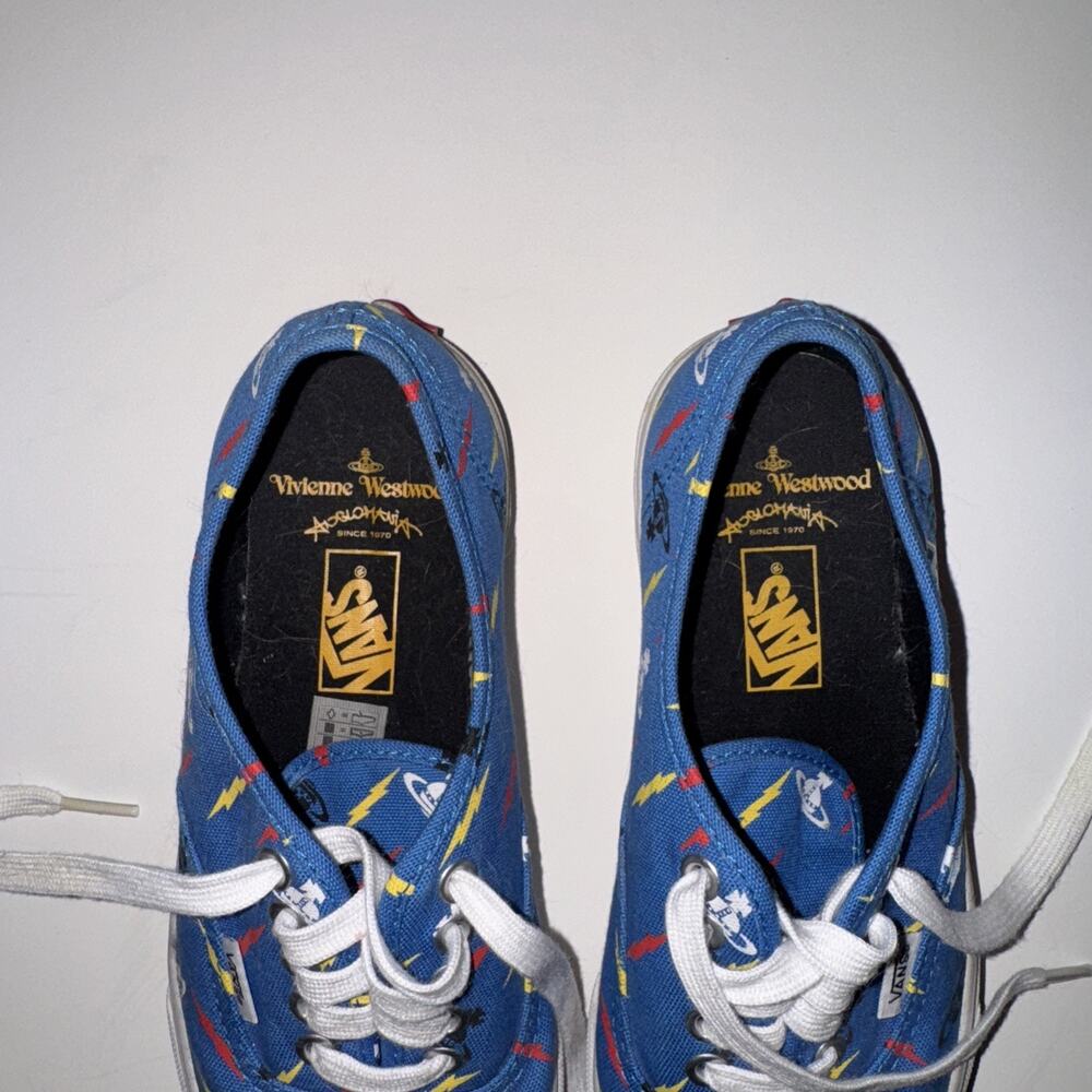 VANS Vivienne Westwood x Authentic Thunderbolt Orbs Mens size 6.5 Women's 8 - Picture 2 of 6